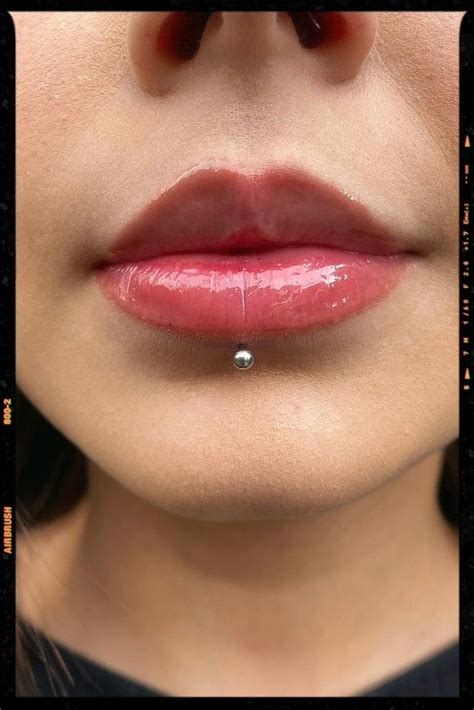 chanel lip piercing